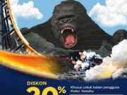 Promo STNK Yamaha Trans Studio Bandung nikmati diskon 20% tiket masuk.