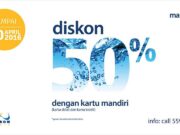 Promo Kartu Kredit Mandiri Waterbom PIK jakarta diskon hingga 50%.