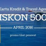 Promo Tiket Pesawat April 2016, penawaran khusus kartu kredit dari travel agen online.