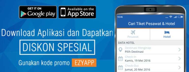 Promo Hotel Apps dapatkan diskon hingga Rp 250K dari berbagai travel agen online.