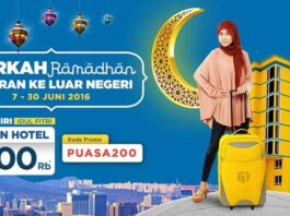 Pesan Hotel di Luar Negeri gunakan kode promo dari tiket.com diskon Rp 200.000 khusus bulan Puasa.