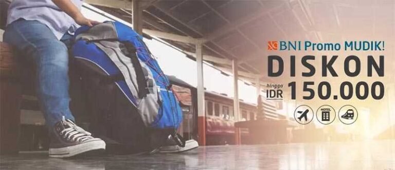 Promo tiket mudik lebaran dapatkan diskon hingga Rp 150.000 baik tiket pesawat maupun tiket kereta api, dan tidak ketinggalan juga Hotel.