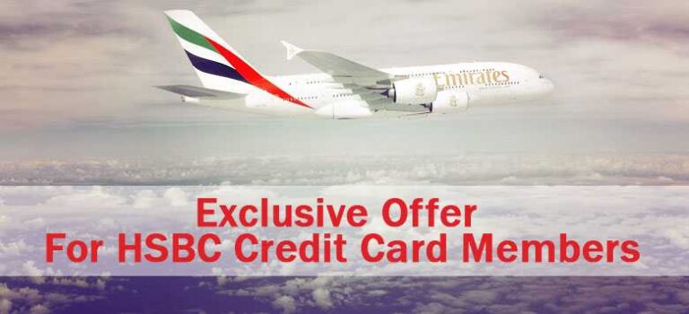 Penawaran ekslusif Emirates dari kartu HSBC diskon 10% dan cicilan 0% selama 3 bulan.