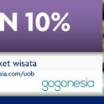 Diskon 10% menggunakan kartu kredit UOB untuk pembelian paket liburan di gogonesia.com tanpa minimum transaksi.
