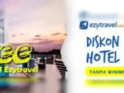 Diskon hotel 12% menggunakan kartu kredit BRI di Ezytravel lakukan pemesanan pada hari Jumat.