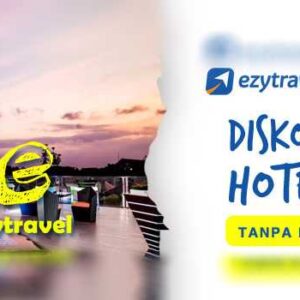 Diskon hotel 12% menggunakan kartu kredit BRI di Ezytravel lakukan pemesanan pada hari Jumat.