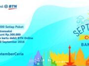 Paket bulan madu diskon hingga Rp 300.000 gunakan Debit Online BTN.