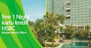 Nikmati menginap gratis 1 malam di Double Tree By Hilton Diponegoro menggunakan kartu kredit HSBC