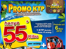 Promo Jungle Waterpark Bogor harga spesial tiket masuk hanya Rp 55.000 Cukup dengan menunjukkan KTP Jabodetabek, Periode hingga 6 November 2016.