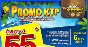 Promo Jungle Waterpark Bogor harga spesial tiket masuk hanya Rp 55.000 Cukup dengan menunjukkan KTP Jabodetabek, Periode hingga 6 November 2016.