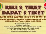 Nikmati tiket masuk harga hemat di Taman Safari Prigen dengan Promo dari Teh Botol Sosro beli 2 Tiket Masuk gratis 1 tiket.