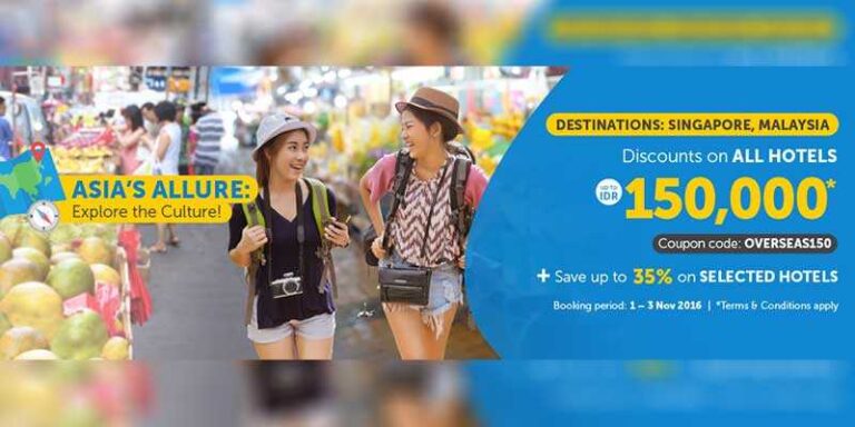 Nikmati murahnya menginap di hotel mancanegara dengan kode promo hotel traveloka