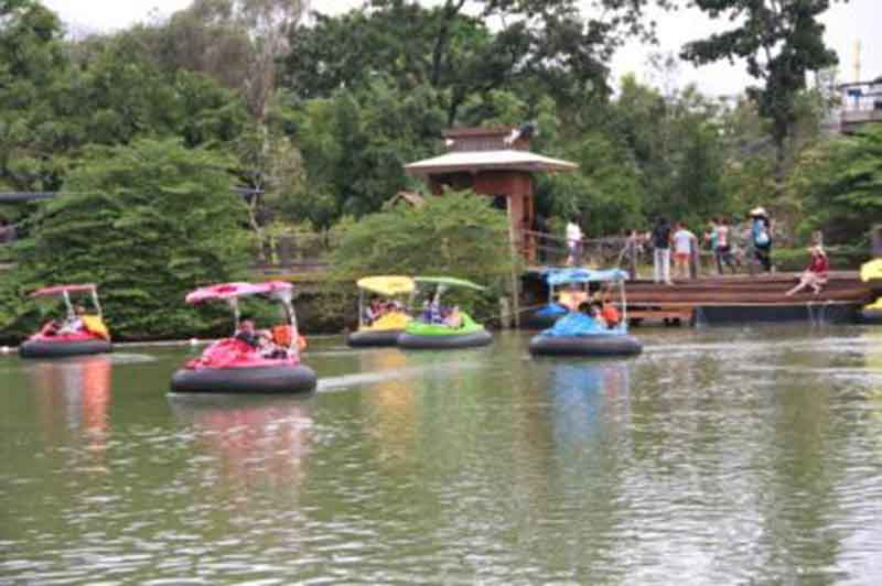 perahu juga tersedia di Eco Green Park