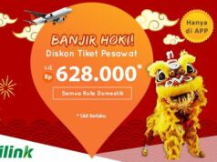Promo Tiket Pesawat Imlek diskon hingga Rp600.000
