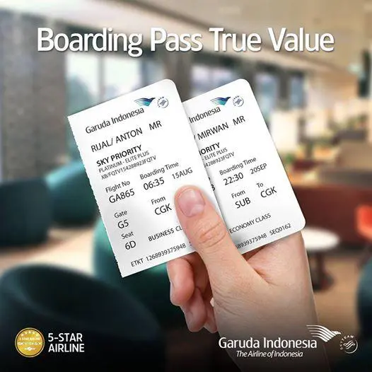 Promo Hotel Boarding Pass Garuda