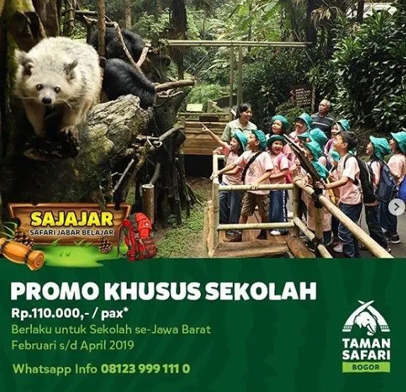 Promo Taman Safari Cisarua