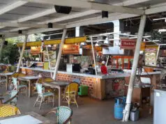 Deretan food court di Pasar Ah Poong Sentul