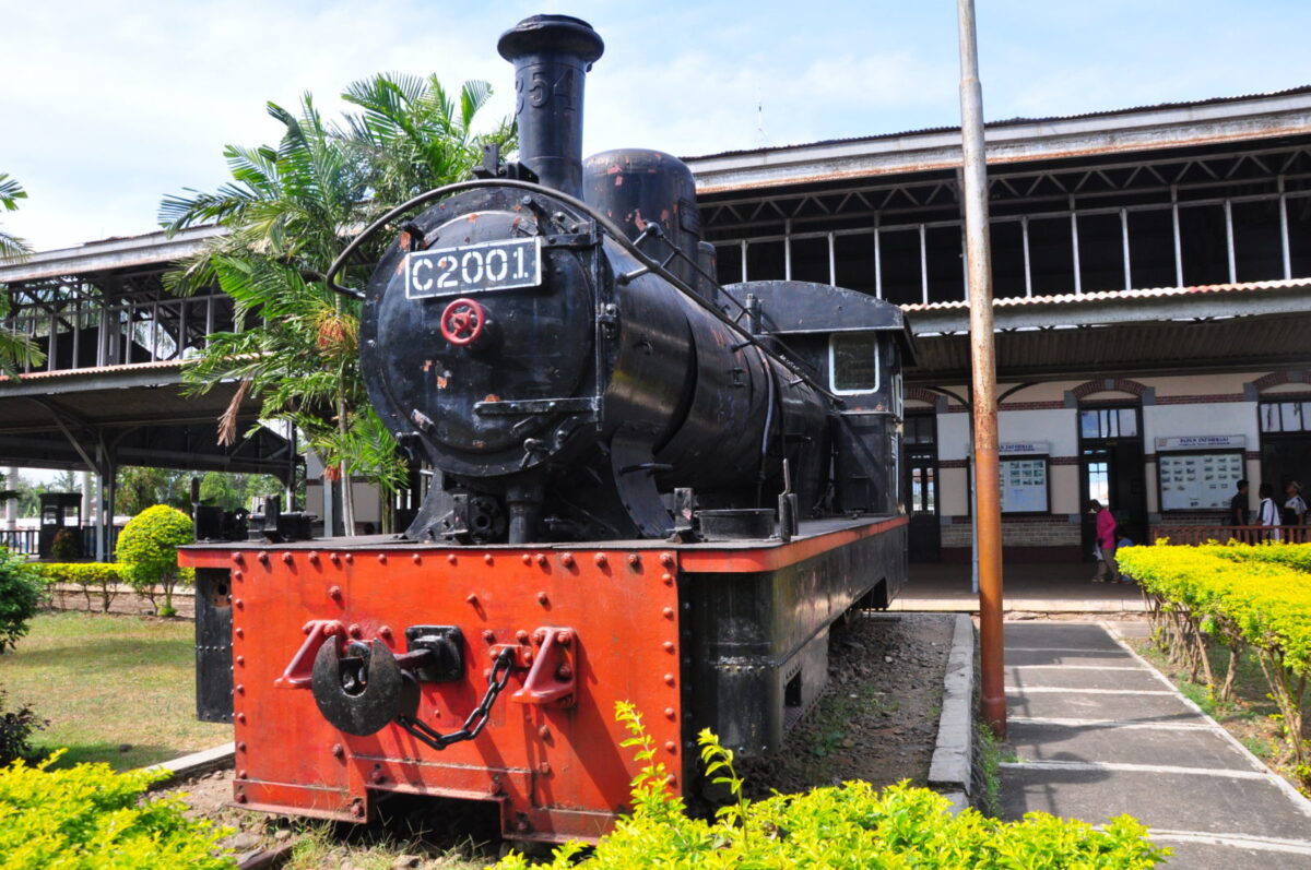 Lokomotif C2001 Museum Kereta Api Ambarawa