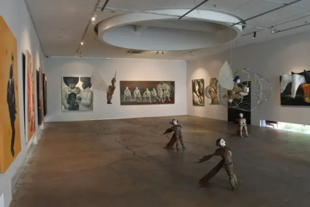 Ruang pameran seni di Art:1 Museum