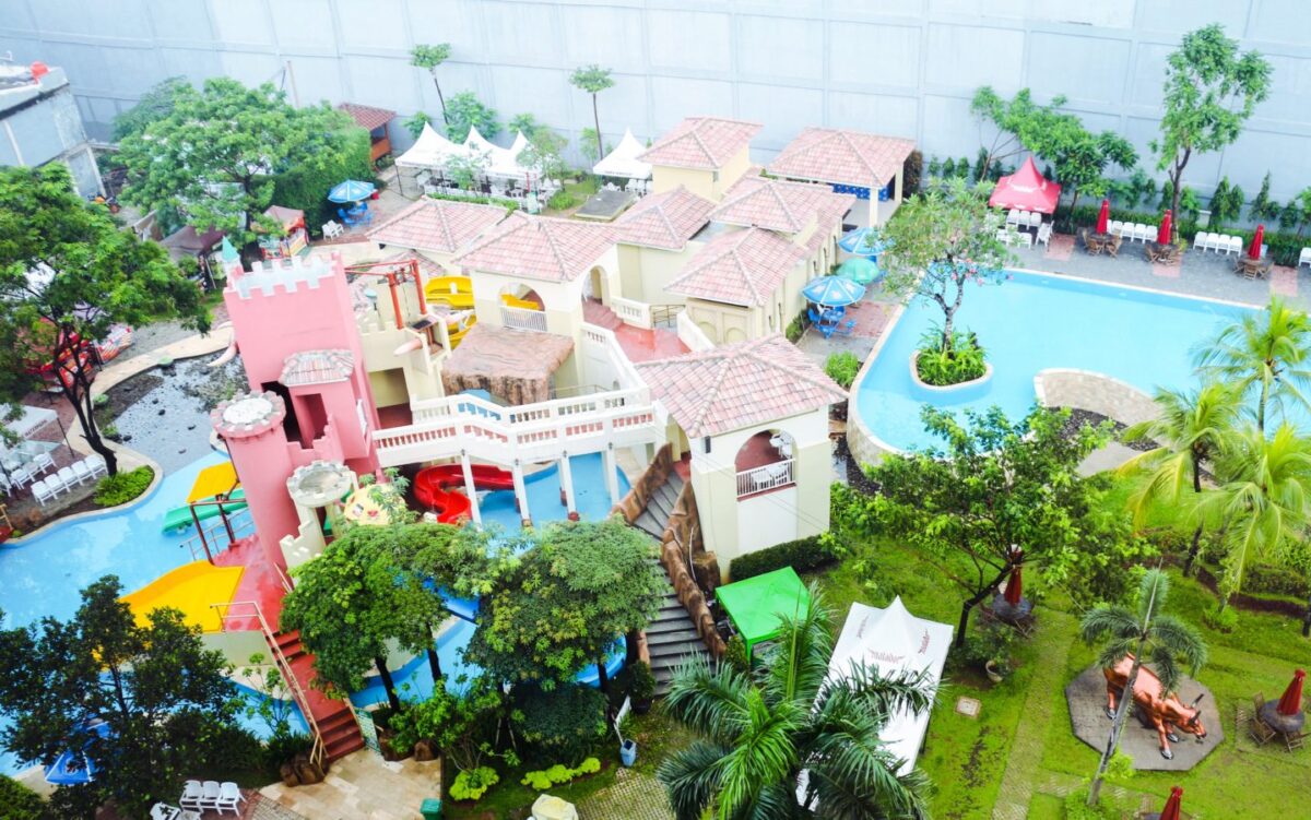 area kolam dan wahana permainan matador waterpark