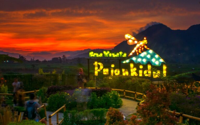 Sunrise di Desa Wisata Pujon Kidul