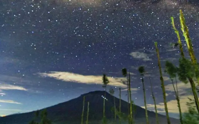Melihat Milky Way saat malam di Taman Wisata Posong Temanggung Jawa Tengah