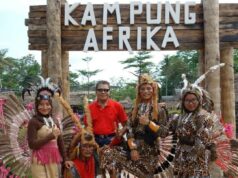 Pintu Masuk Kampung Afrika Blitar Jawa Timur