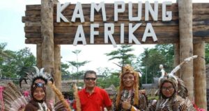 Pintu Masuk Kampung Afrika Blitar Jawa Timur