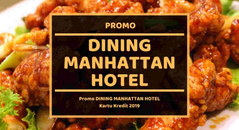 Promo Dining Manhattan Hotel