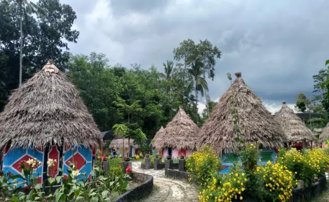 Rumah Khas Tradisional suku Afrika di Kampung Afrika Blitar Jawa Timur