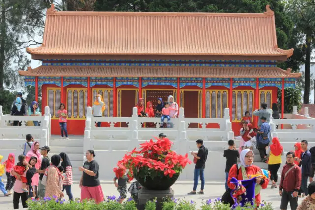 Spot Foto dengan Nuansa Kuil di China