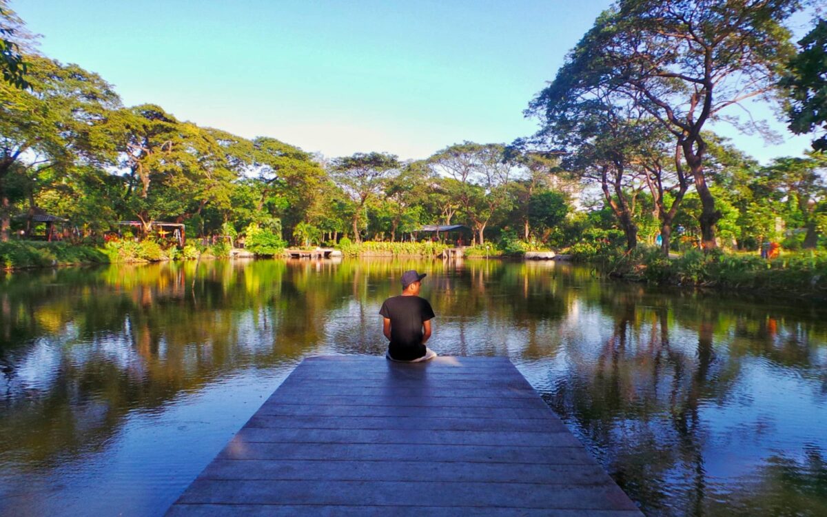 Danau di kebun bibit wonorejo