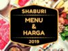 Shaburi Menu dan Harga 2019