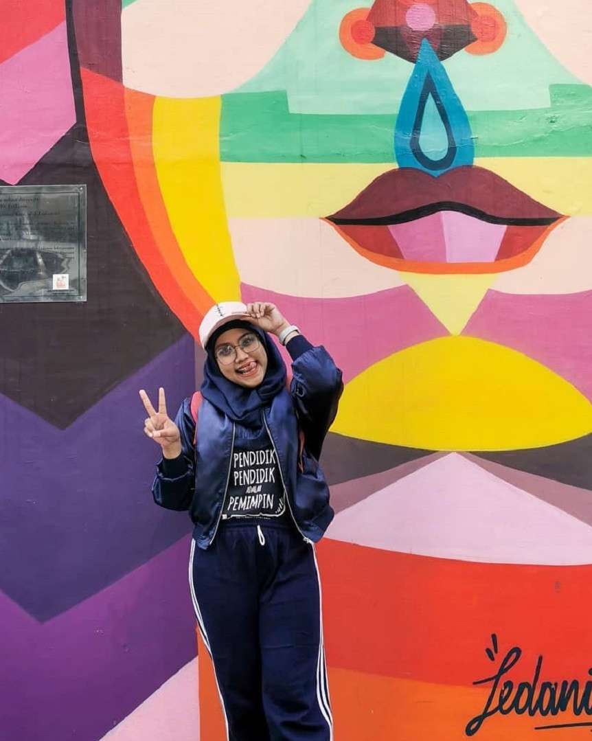 Mural bernilai seni dan penuh warna memberi wajah baru bagi Taman Ismail Marzuki Jakarta Pusat