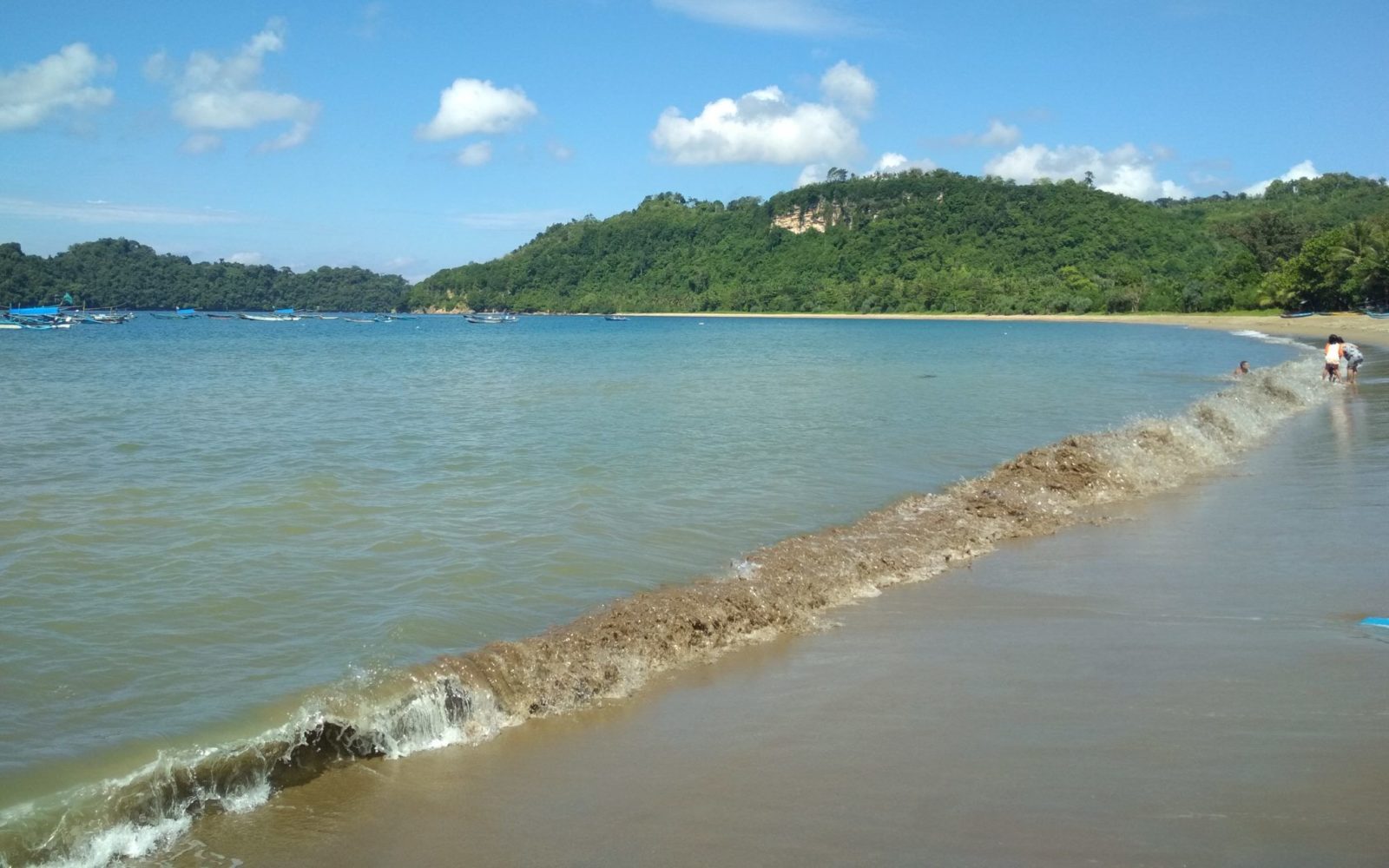 Pemandangan pantai Tamban 