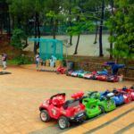 wahana mobil-mobilan anak di taman kota bsd