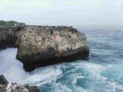 Air Laut yang Biru Jernih di water blow benoa