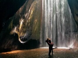 foto romantis di tukad cepung