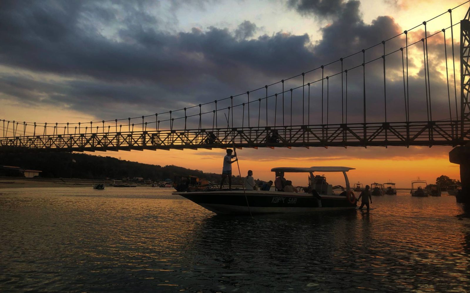 sunset di Yellow Bridge