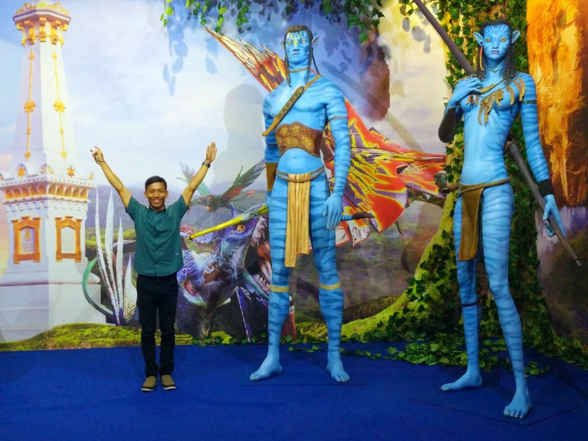 patung lilin karakter avatar di d'arca museum jogja