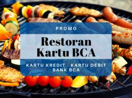 Promo Restoran Kartu BCA