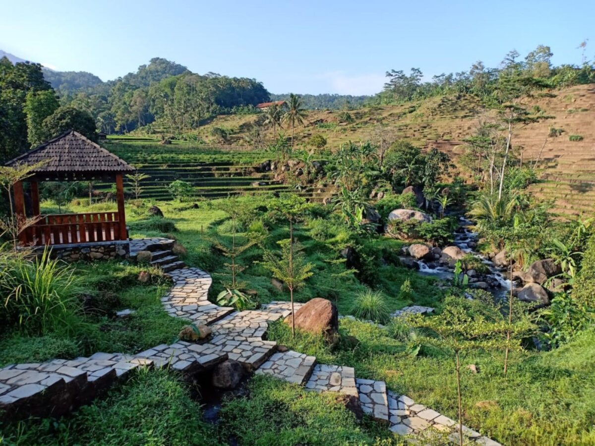 Terasering di Ciboer Pass
