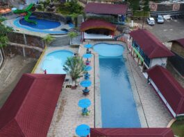 Waterboom di tengah pegunungan