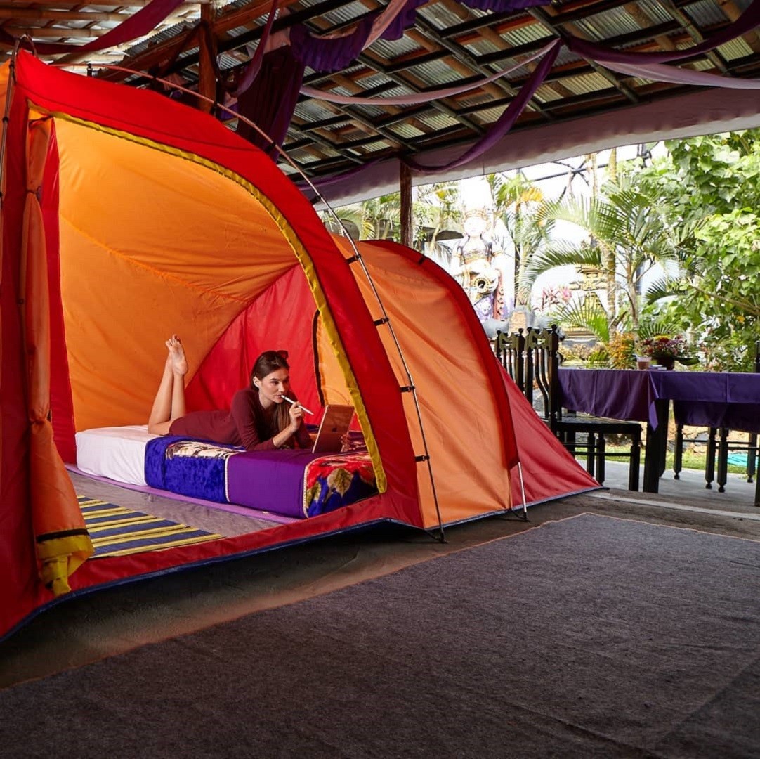 Hiker's camp memberikan pengalaman menginap dalam tenda di area Toya Devasya Bangli Bali - toyadevasya
