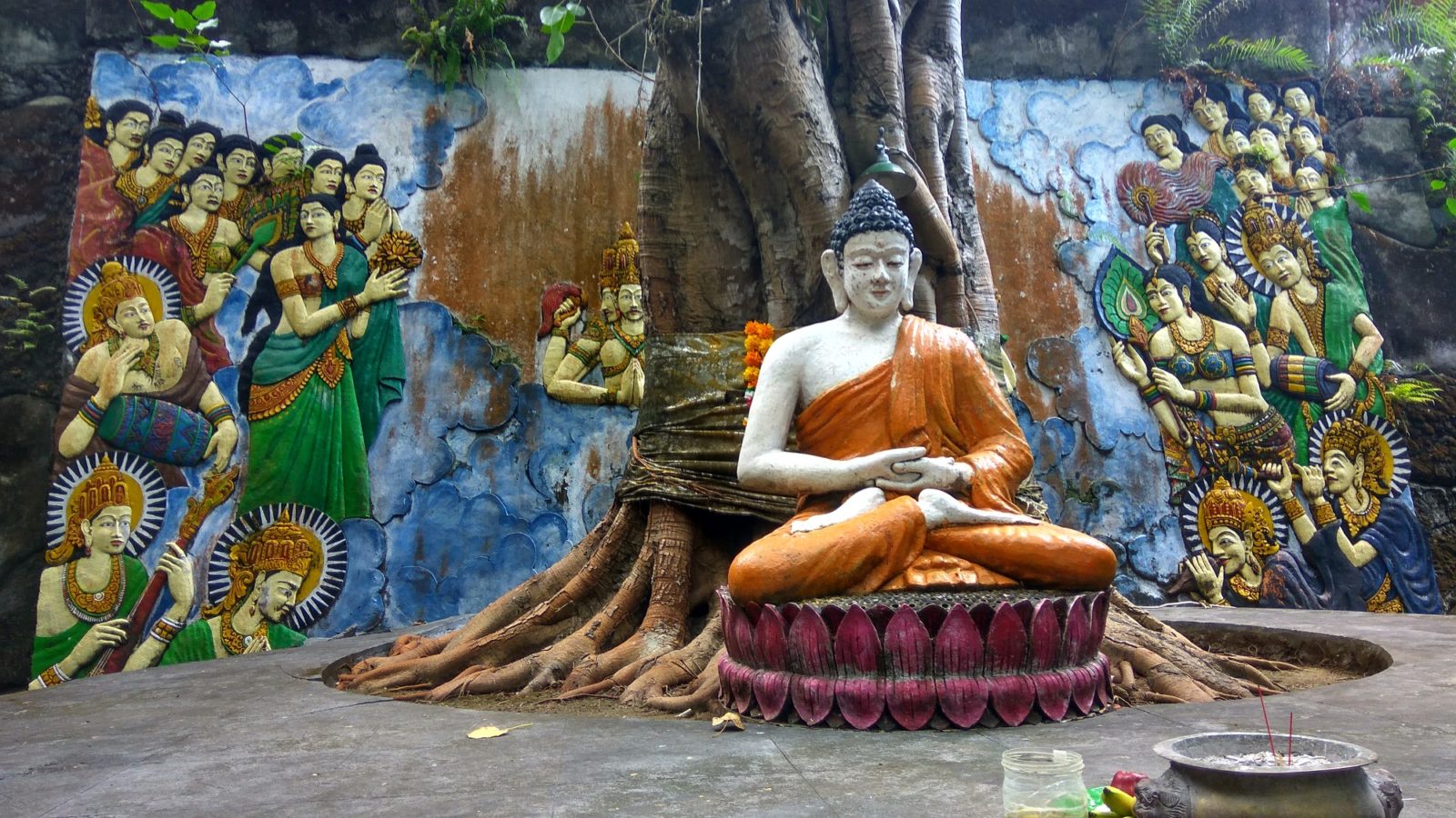 Salah Satu Patung Budha di Vihara