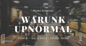 promo warunk upnormal buy 1 get 1 free