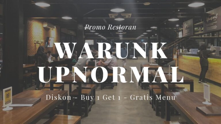 promo warunk upnormal buy 1 get 1 free