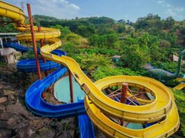 area wisata water blaster semarang dengan berbagai wahana permainan air