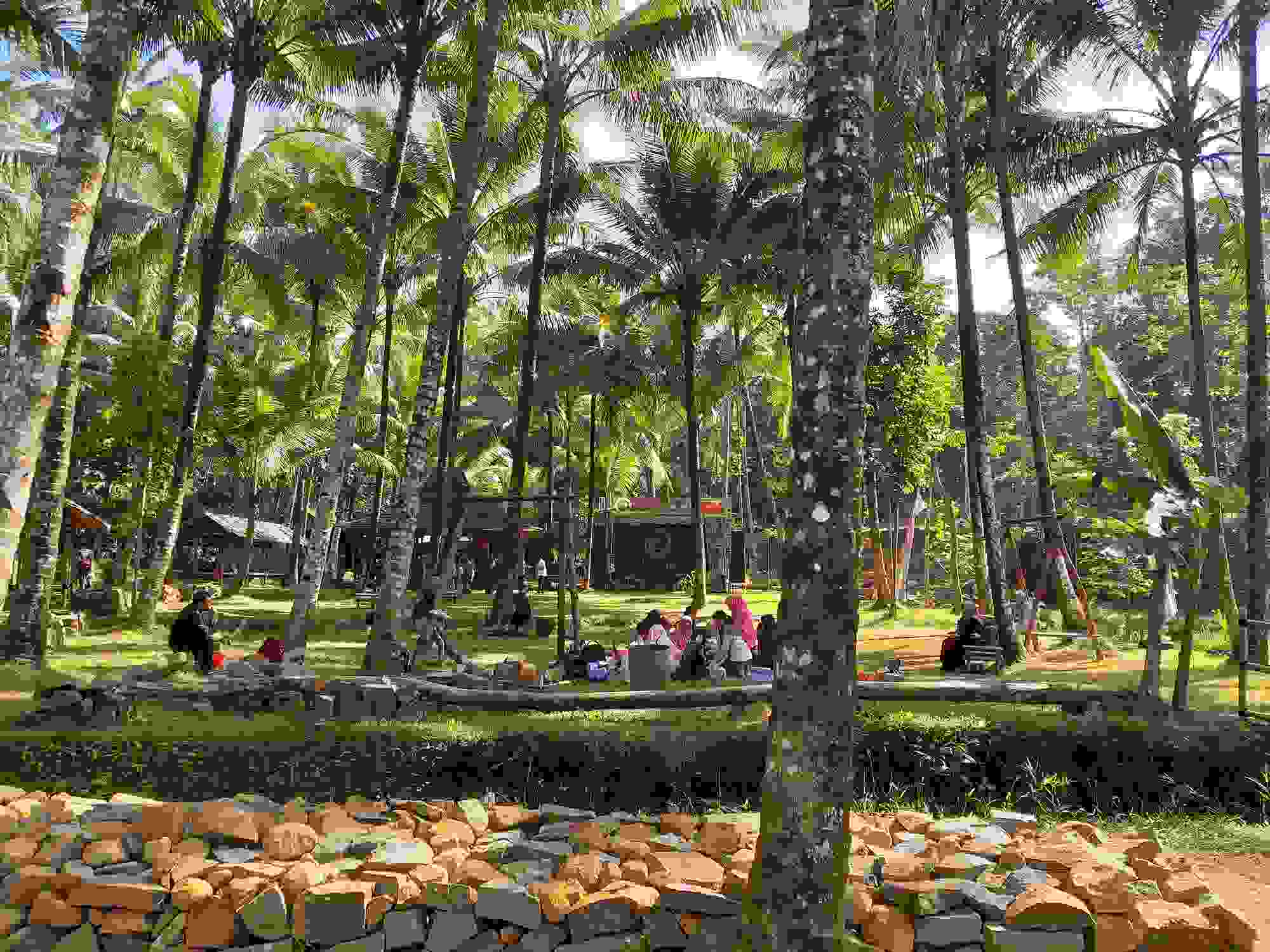 Hijau dan Asrinya objek wisata pereng cilongok dengan rimbunan pohon