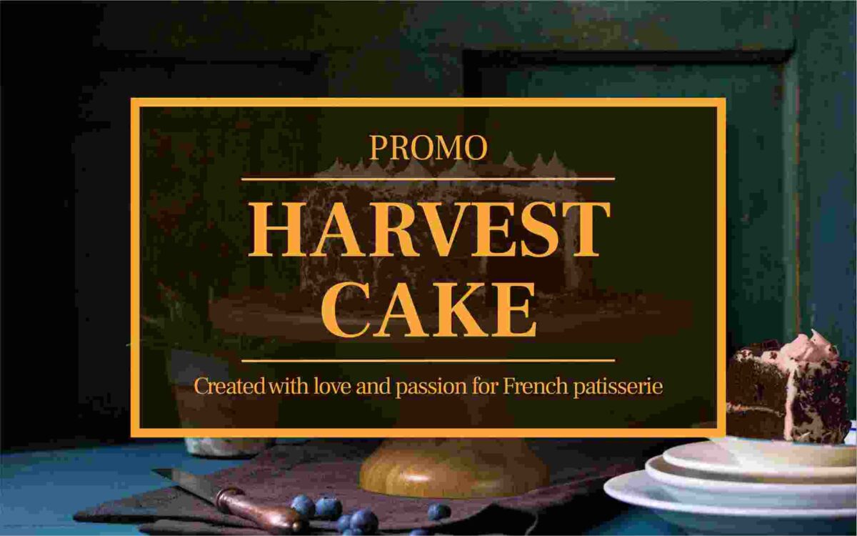 promo harvest cake